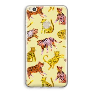 Cute Tigers and Leopards: Huawei Ascend P8 Lite (2017) Transparant Hoesje