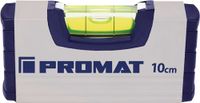 Promat Waterpas | 10 cm | aluminium zilver | ± 0,5 mm/m - 4000857183 - 4000857183 - thumbnail