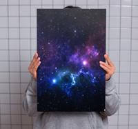 Canvas natuur landschap Universum met duizenden sterren
