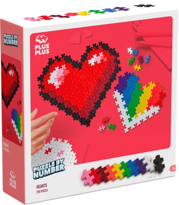 PlusPlus puzzle by number hart: 250 stuks 3911