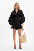 Korte korsetjurk Stella Jean - BLACK - M