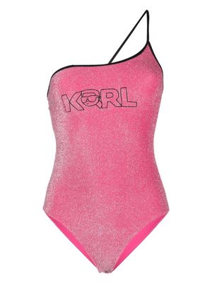 Karl Lagerfeld maillot de bain Ikon 2.0 Lurex - Rose