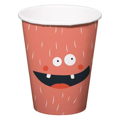 Folat BV Papieren bekers monster bash 250ml, 6st.