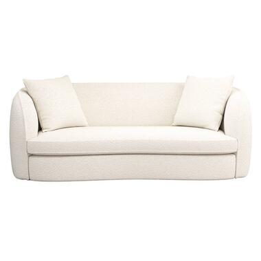 Bank Enzio 3,5-zits - stof Sirena - off-white - Leen Bakker