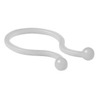 ACT CT4015 Herbruikbare Twist Tie | Transparant | 22 mm | 100 stuks - thumbnail