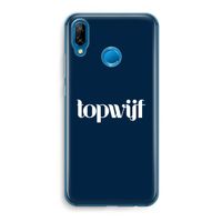 Topwijf Navy: Huawei P20 Lite Transparant Hoesje