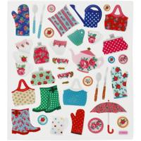 Creativ Company Stickers, tuinleven, vel 15x16,5 cm, 1 vel