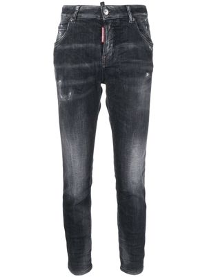 DSQUARED2 jean Cool à effet usé - Gris