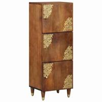 Hoge kast met plank Bruin 40 x 33 x 110 cm Massief Mango Hout
