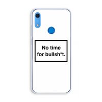 No time: Huawei Y6s Transparant Hoesje
