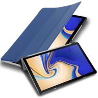 Cadorabo Tablet Hoesje geschikt voor Samsung Galaxy Tab S4 (10.5 inch) Case in JERSEY DONKER BLAUW - Beschermhoes Cover