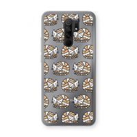 Slapende poes: Xiaomi Redmi 9 Transparant Hoesje