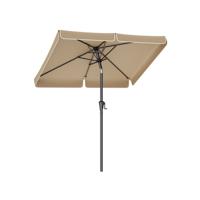 Rechthoekige parasol zonder voet, Taupe / 200 x 150 cm - thumbnail