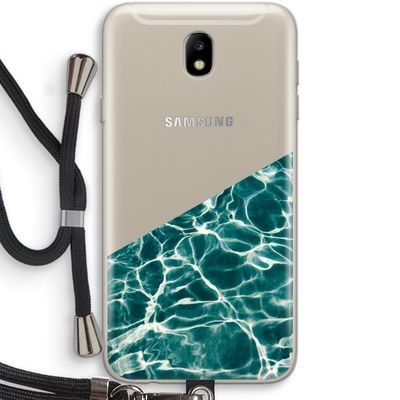 Weerkaatsing water: Samsung Galaxy J7 (2017) Transparant Hoesje met koord