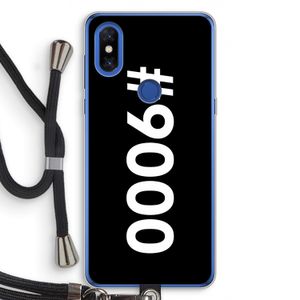 #9000: Xiaomi Mi Mix 3 Transparant Hoesje met koord