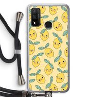Citroenen: Huawei P Smart (2020) Transparant Hoesje met koord