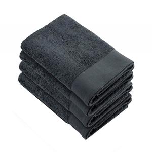 Walra Soft Cotton Douchelaken 70x140 cm 550gram Antraciet - 4 stuks