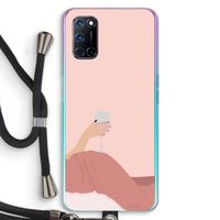 Wine: Oppo A72 Transparant Hoesje met koord