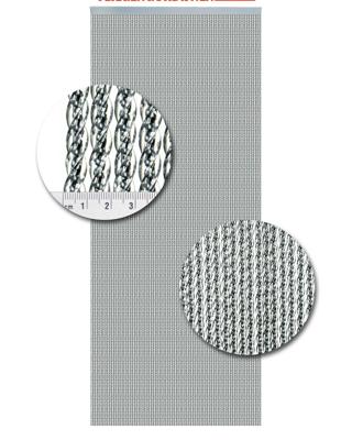 Vliegengordijn Kunststof Venetie Zilver - 100cm x 240cm