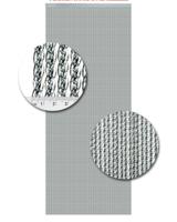 Vliegengordijn Kunststof Venetie Zilver - 100cm x 240cm
