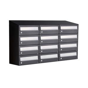Allux Hive Set 3-Breed, 4-Hoog Met Dak Zwart - 40030070_3x4d