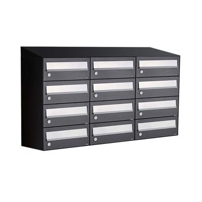 Allux Hive Set 3-Breed, 4-Hoog Met Dak Zwart - 40030070_3x4d