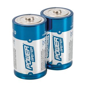 Powermaster Type D super alkaline batterij LR20, 2 pk. | 2 pk. - 485322