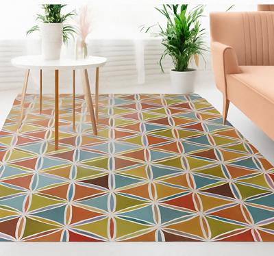 Vinyl tapijt woonkamer vibrant prism patroonmat