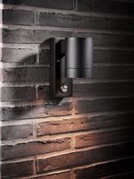 Nordlux Tin Sensor Buitengebruik muurverlichting GU10 35 W Zwart - thumbnail