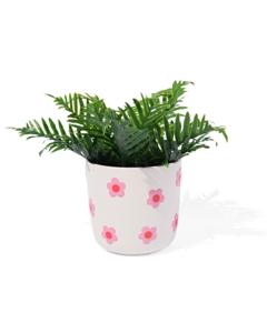 HEMA Bloempot 12cm Bloemrelief