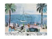 Kunstdruk Raoul Dufy - Promenade a Nice 80x60cm
