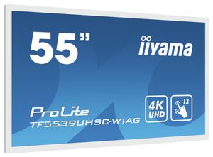 Iiyama ProLite TF5539UHSC-W1AG Digital Signage display Energielabel: G (A - G) 139.7 cm (55 inch) 3840 x 2160 Pixel 24/7 Multi-touch