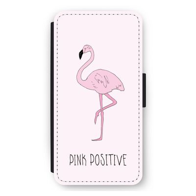 Pink positive: iPhone 11 Flip Hoesje