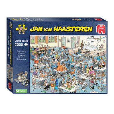 Jan Van Haasteren legpuzzel - kattenshow, 2000st.