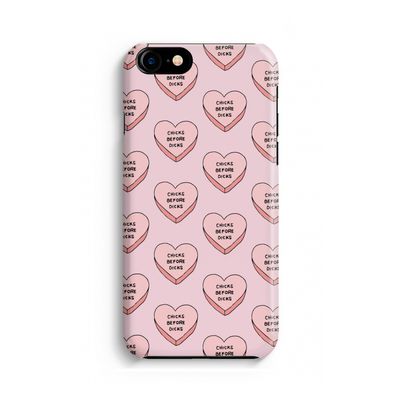 Chicks before dicks: iPhone 8 Volledig Geprint Hoesje