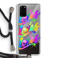 Loves: Samsung Galaxy S20 Plus Transparant Hoesje met koord