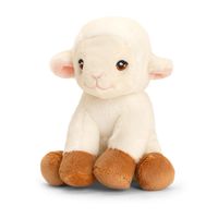 Pluche knuffel dier schaap/lammetje 12 cm
