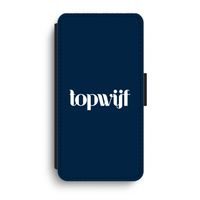 Topwijf Navy: iPhone XR Flip Hoesje