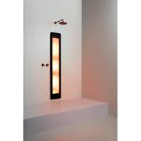 Sunshower Round One L infrarood opbouw incl. Installatieset hoek 185x33x25cm full body Black L0500-L0102-SML0800