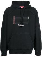 032c hoodie à imprimé graphique - Noir - thumbnail