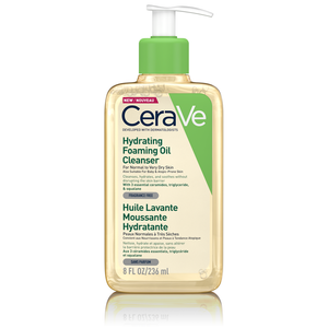 CeraVe Hydrating Foaming Oil Cleanser - voor normale tot (zeer) droge huid - voor gezicht en lichaam