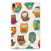 Lenovo Tab P11 | P11 Plus Back Case Vrolijke Uilen