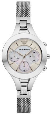 Horlogeband Armani AR7389 Mesh/Milanees Staal