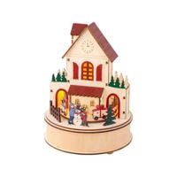 Kerstversiering Lumineo Huisje 15 x 20,3 cm MicroLED
