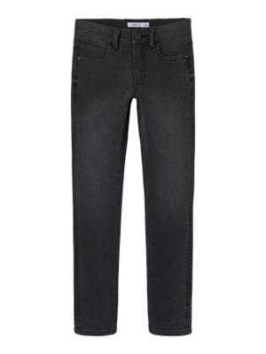 Name it winter jeansbroek jongens - grijs - slim fit - NkmSilas