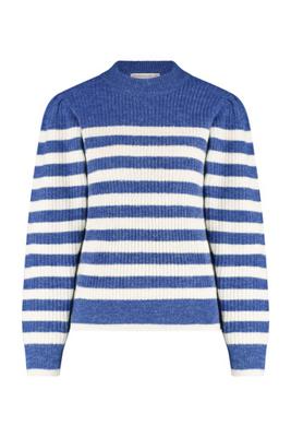 Karice stripe pullover - off white/ginger - 07117