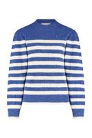Karice stripe pullover - off white/ginger - 07117