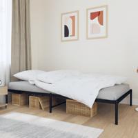 Bedframe metaal zwart 107x203 cm