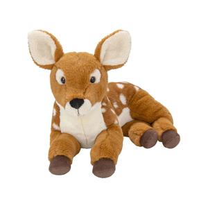 Nature Planet pluche knuffel hertje - 37 cm - bruin gestipt - bosdieren