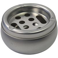 Asbak/terrasasbak van tin 10 cm Asbak/terrasasbak van tin 10 cm